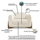 Poltrona Djon Linho Natural