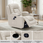 Poltrona Do Papai Austin Reclinável Por Manopla Manual Girató