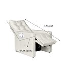 Poltrona Do Papai Dallas Frank Estofados Bege Claro