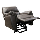 Poltrona Do Papai De Couro Genova Marrom Pigmentado Lift Cont