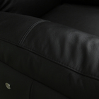 Poltrona Do Papai De Couro Genova Power Touch Preto Pigmentad