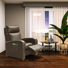 Poltrona Do Papai Decorativa Giorno Pu Sintético Marrom G37 -