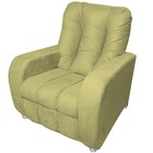 Poltrona Do Papai E Mamãe Descanso E Escritório Berlin Amarelo