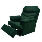 Poltrona Do Papai Elétrica Reclinável Alana Suede Verde