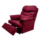 Poltrona Do Papai Elétrica Reclinável Alana Suede Vermelho