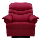 Poltrona Do Papai Elétrica Reclinável Alana Suede Vermelho