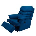 Poltrona Do Papai Elétrica Reclinável Decorativa Alana Suede