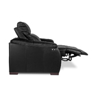 Poltrona Do Papai Em Couro Austin Reclinável Elétrica Preto-