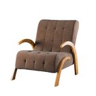 Poltrona Do Papai Em Veludo Pés Em Mdf Garden Bombom