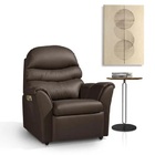 Poltrona Do Papai Grécia Retrátil E Reclinável Marrom Luapa