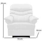 Poltrona Do Papai Manual Reclinável Alana Suede Preto