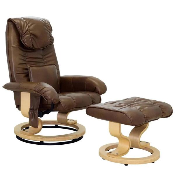 Poltrona Do Papai Massageadora Elétrica Com Puff Louis R02 Si