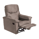 Poltrona Do Papai Ney 83cm Reclinável Manual Veludo Capuccino