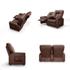 Poltrona Do Papai Reclinável 2 Lugares Sala De Cinema Pequim