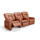 Poltrona Do Papai Reclinável 3 Lugares Sala De Cinema Pequim