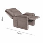 Poltrona Do Papai Reclinável Axé Yescasa Cinza