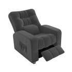 Poltrona Do Papai Reclinável Azera  Cinza