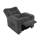 Poltrona Do Papai Reclinável Azera  Cinza