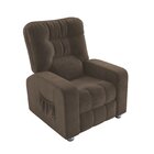 Poltrona Do Papai Reclinável Azera  Marrom