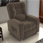 Poltrona Do Papai Reclinável Azera  Marrom