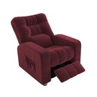 Poltrona Do Papai Reclinável Azera  Vermelho