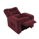 Poltrona Do Papai Reclinável Azera  Vermelho