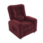 Poltrona Do Papai Reclinável Azera  Vermelho