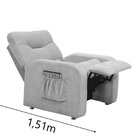 Poltrona Do Papai Reclinável Azera Bege