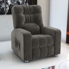 Poltrona Do Papai Reclinável Azera Matrix Amassado Chumbo