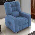 Poltrona Do Papai Reclinável Azera Matrix Pena Azul