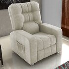 Poltrona Do Papai Reclinável Azera Matrix Pena Bege