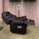 Poltrona Do Papai Reclinável Barão Com Assento De Elevação Co