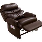 Poltrona Do Papai Reclinável Barão Corano Com Mocho Marrom