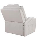 Poltrona Do Papai Reclinável Barcelona Corano Gelo Motorizada