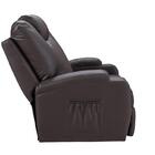 Poltrona Do Papai Reclinável Barcelona Corano Marrom Motoriza