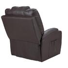 Poltrona Do Papai Reclinável Barcelona Corano Marrom Motoriza