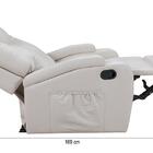 Poltrona Do Papai Reclinável Barcelona Zero Wall Corano Gelo