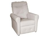 Poltrona Do Papai Reclinável Clio -  Bege Corino