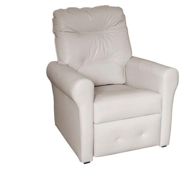 Poltrona Do Papai Reclinável Clio -  Bege Corino