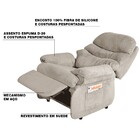 Poltrona Do Papai Reclinável Debby Suede Areia G30 - Gran Belo