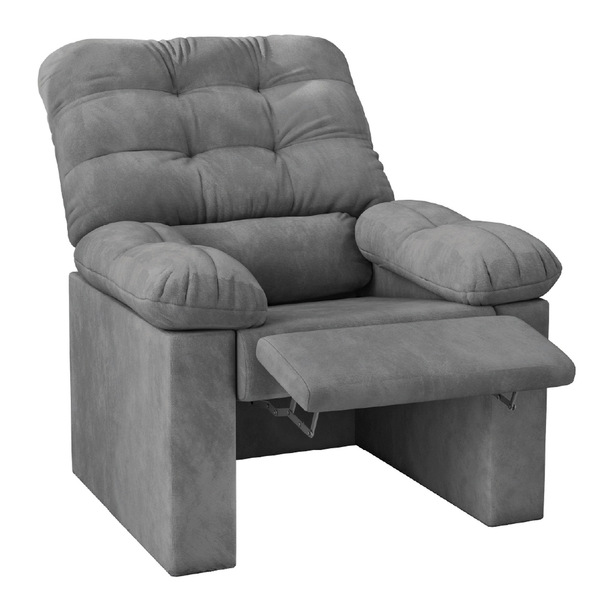 Poltrona Do Papai Reclinável Decorativa Konfort Para Sala Sue