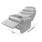 Poltrona Do Papai Reclinável Decorativa Luxo Conforto