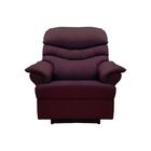 Poltrona Do Papai Reclinável Elétrica Alana J01 Suede Bordô