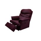 Poltrona Do Papai Reclinável Elétrica Alana J01 Suede Bordô