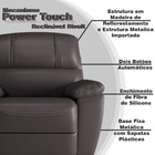 Poltrona Do Papai Reclinável Elétrica Armênia Power Touch Cou