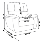 Poltrona Do Papai Reclinável Elétrica Armênia Power Touch Cou