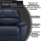 Poltrona Do Papai Reclinável Elétrica Armênia Power Touch Cou