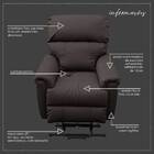 Poltrona Do Papai Reclinável Elétrica Com Controle Kyoto Lift