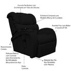 Poltrona Do Papai Reclinável Elétrica Com Controle Sala De Es