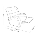 Poltrona Do Papai Reclinável Elétrica Com Controle Sala De Es